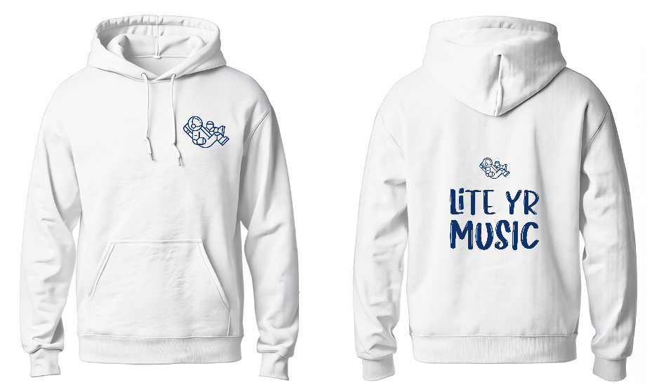 Lite Yr Hoodie White - Spaceman image 4