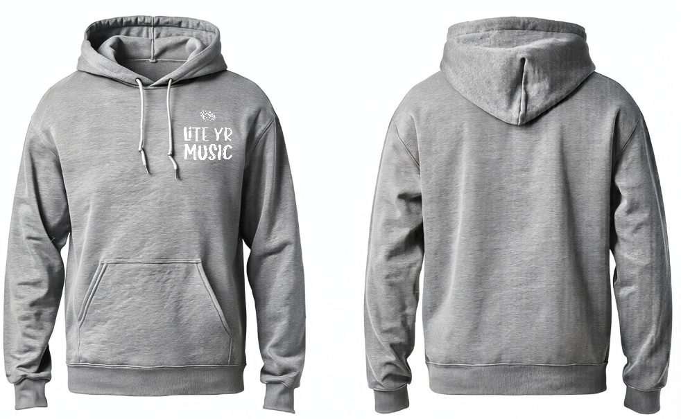 Lite Yr Hoodie Grey - LYM image 1