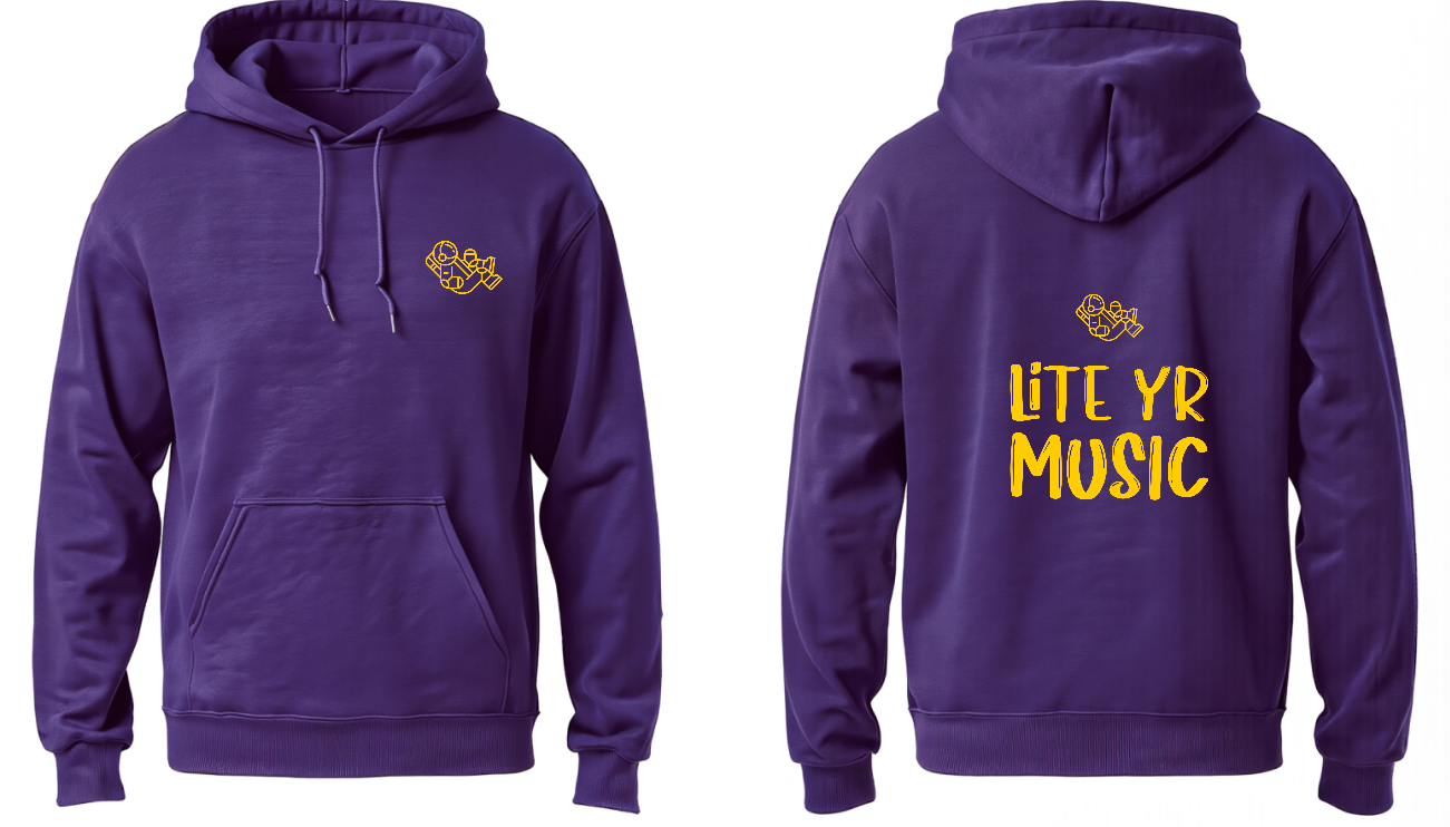 Lite Yr Hoodie Purple - Spaceman image 1