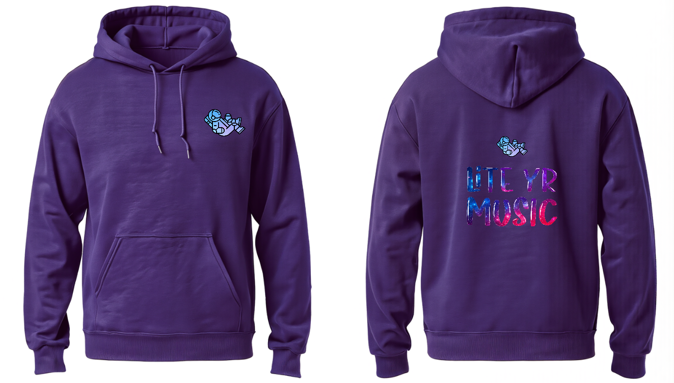 Lite Yr Hoodie Purple - Spaceman image 3