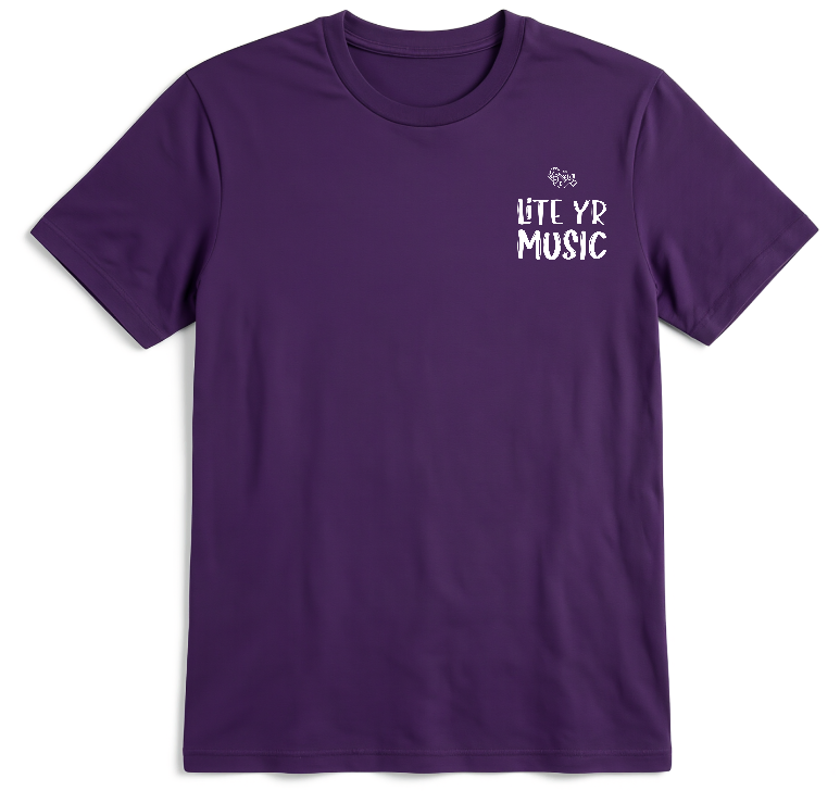 Lite Yr Tee - White Logo image 4
