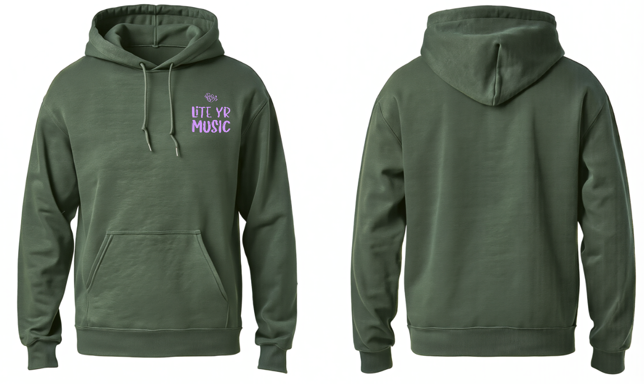 Lite Yr Hoodie Military Green - LYM image 8