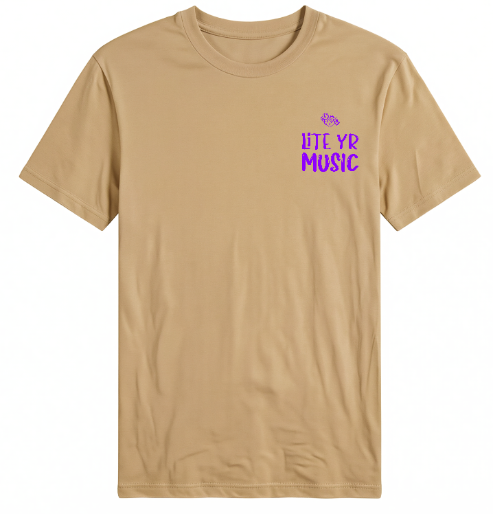 Lite Yr Tee - Phantom Violet Logo image 2