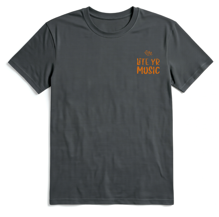 Lite Yr Tee - Heatwave Orange Logo image 12