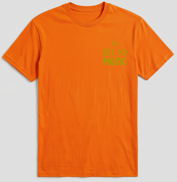Lite Yr Tee - Matcha Green Logo image 5
