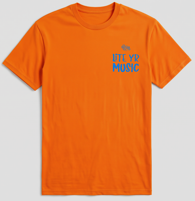 Lite Yr Tee - Zero-G Blue Logo image 5