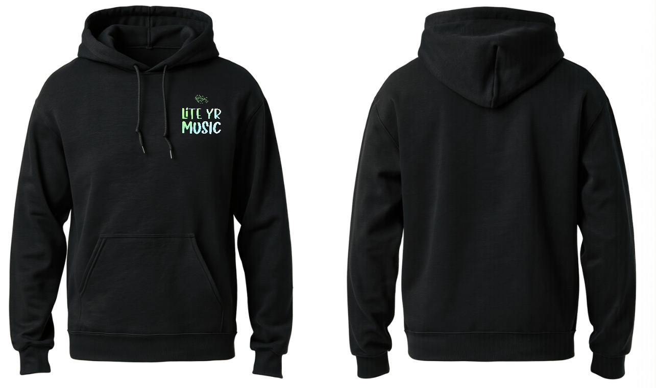 Lite Yr Hoodie Black - LYM image 8