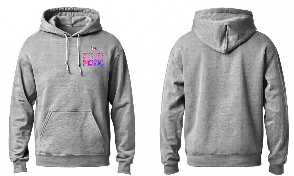 Lite Yr Hoodie Grey - LYM image 3