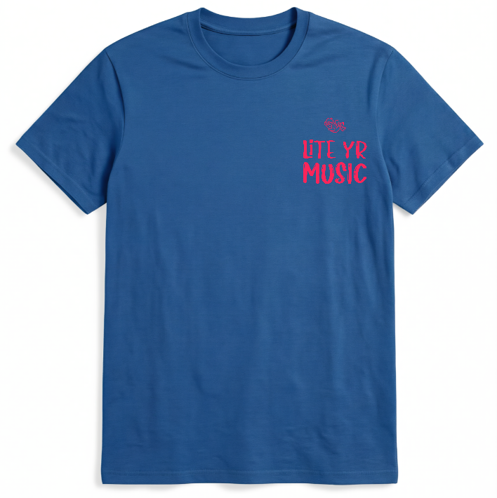 Lite Yr Tee - Sunset Red Logo image 4