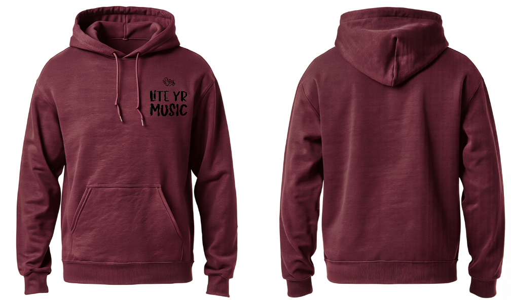 Lite Yr Hoodie Maroon - LYM image 9