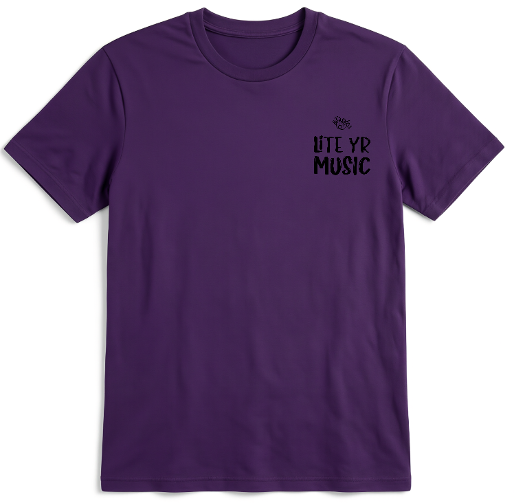 Lite Yr Tee - Black Logo image 4