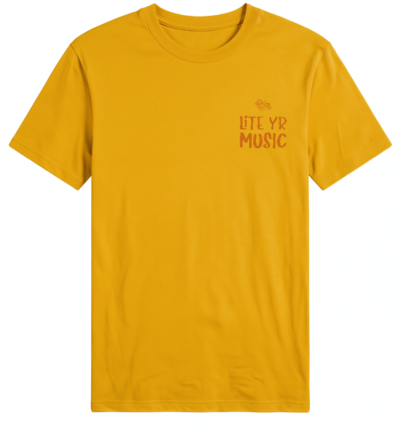 Lite Yr Tee - Heatwave Orange Logo image 10