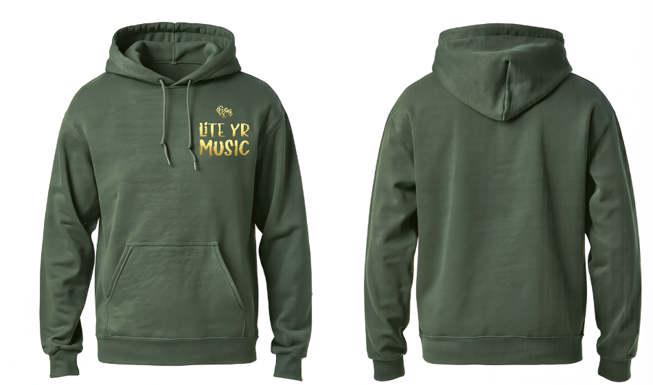 Lite Yr Hoodie Military Green - LYM image 0