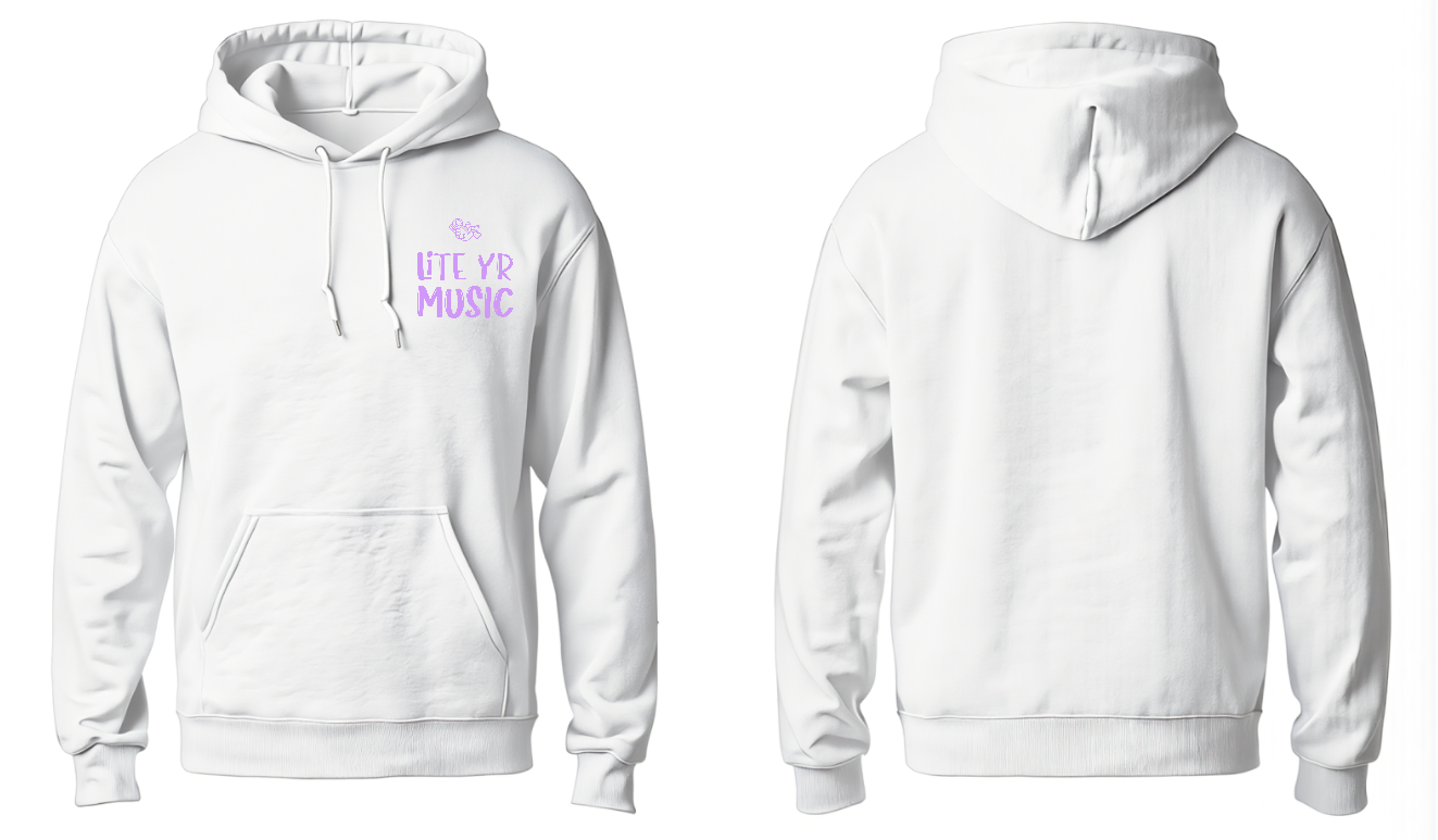 Lite Yr Hoodie White - LYM image 6
