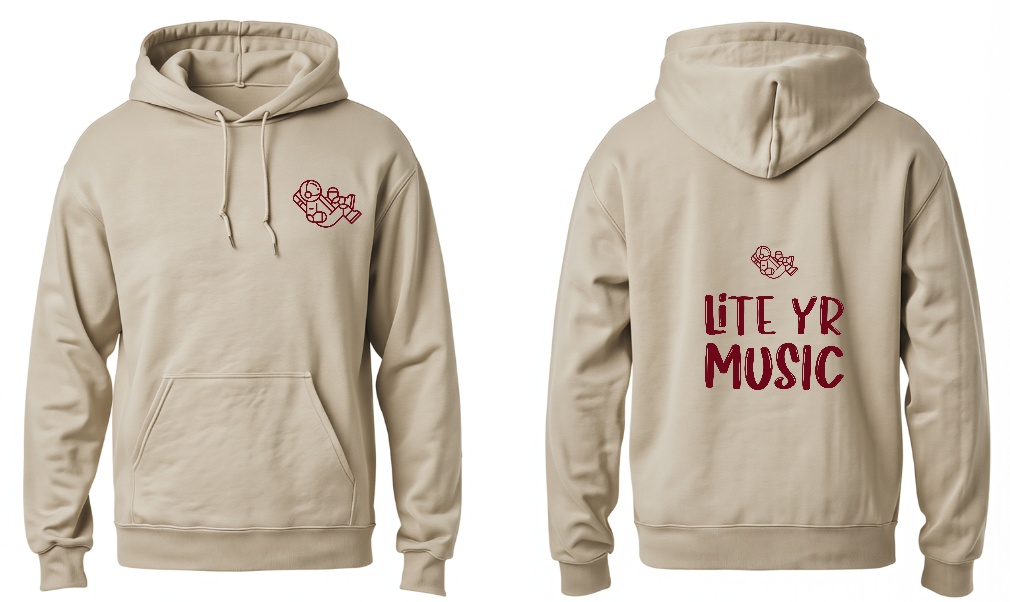 Lite Yr Hoodie Sand - Spaceman image 0