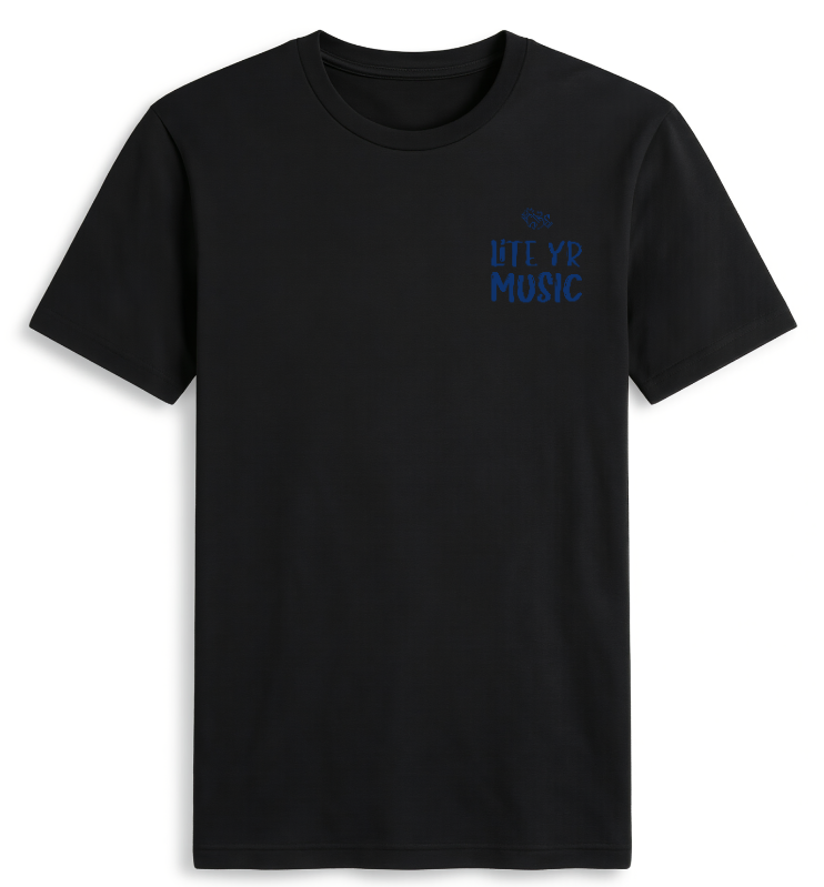 Lite Yr Tee - Midnight Blue Logo image 14