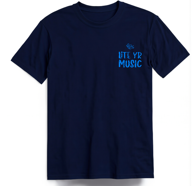 Lite Yr Tee - Zero-G Blue Logo image 6
