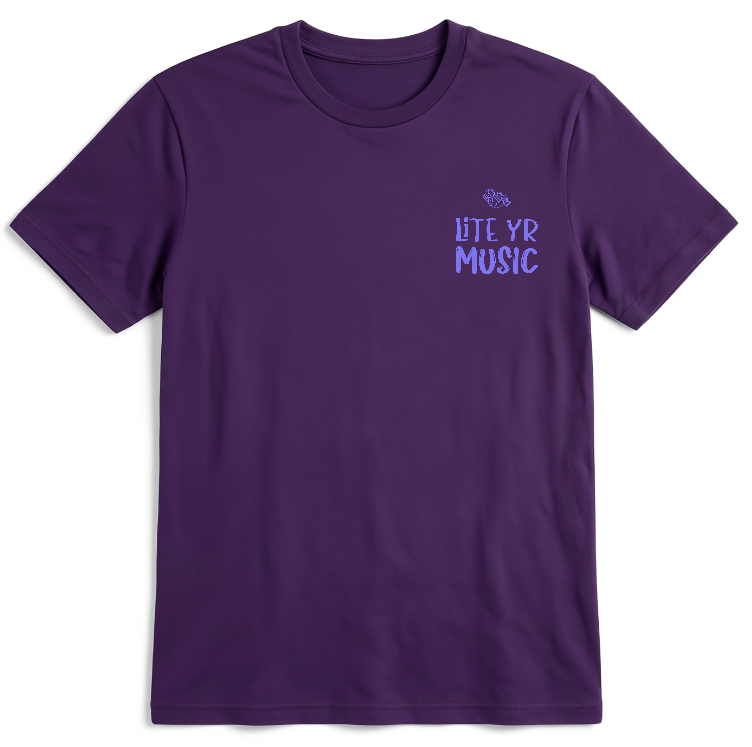 Lite Yr Tee - Lite Purp Logo image 5