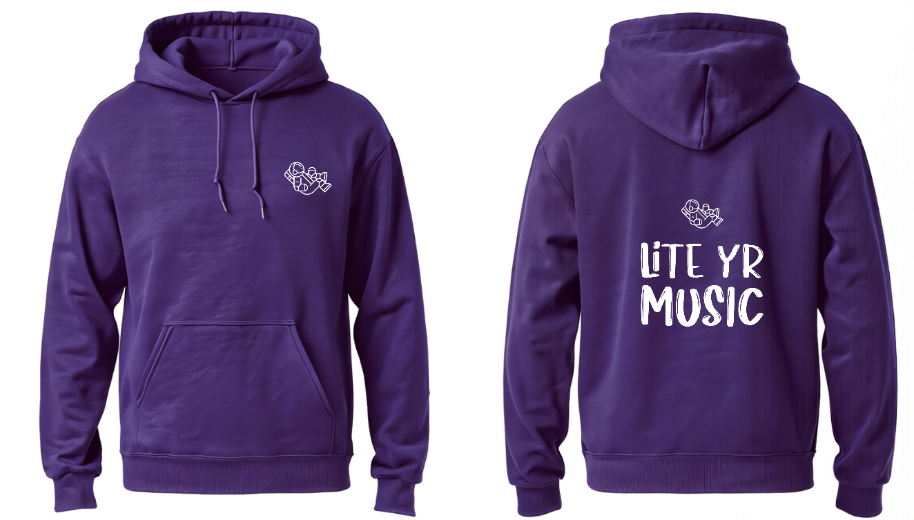 Lite Yr Hoodie Purple - Spaceman image 2
