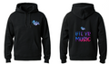 Lite Yr Hoodie Black - Spaceman image 0