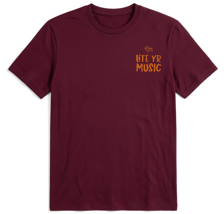 Lite Yr Tee - Heatwave Orange Logo image 7