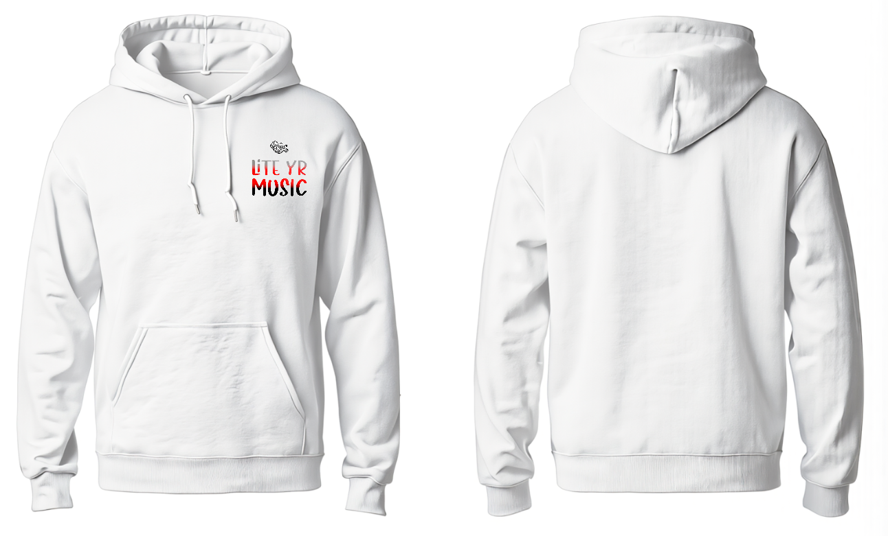 Lite Yr Hoodie White - LYM image 3