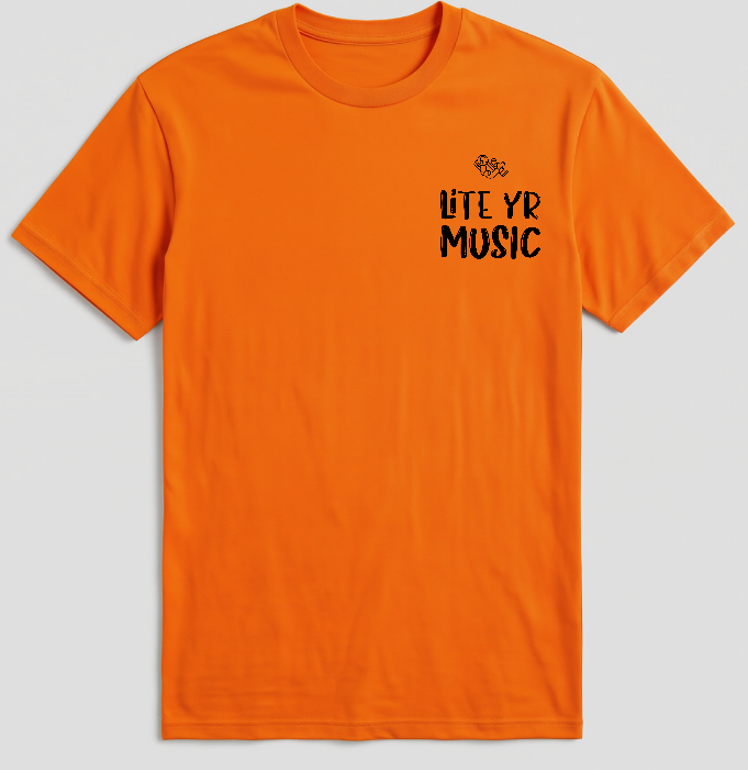 Lite Yr Tee - Black Logo image 5