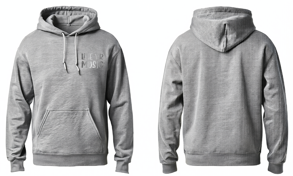 Lite Yr Hoodie Grey - LYM image 4