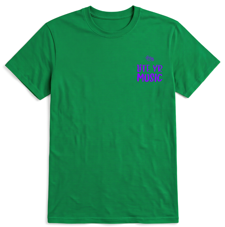 Lite Yr Tee - Phantom Violet Logo image 10