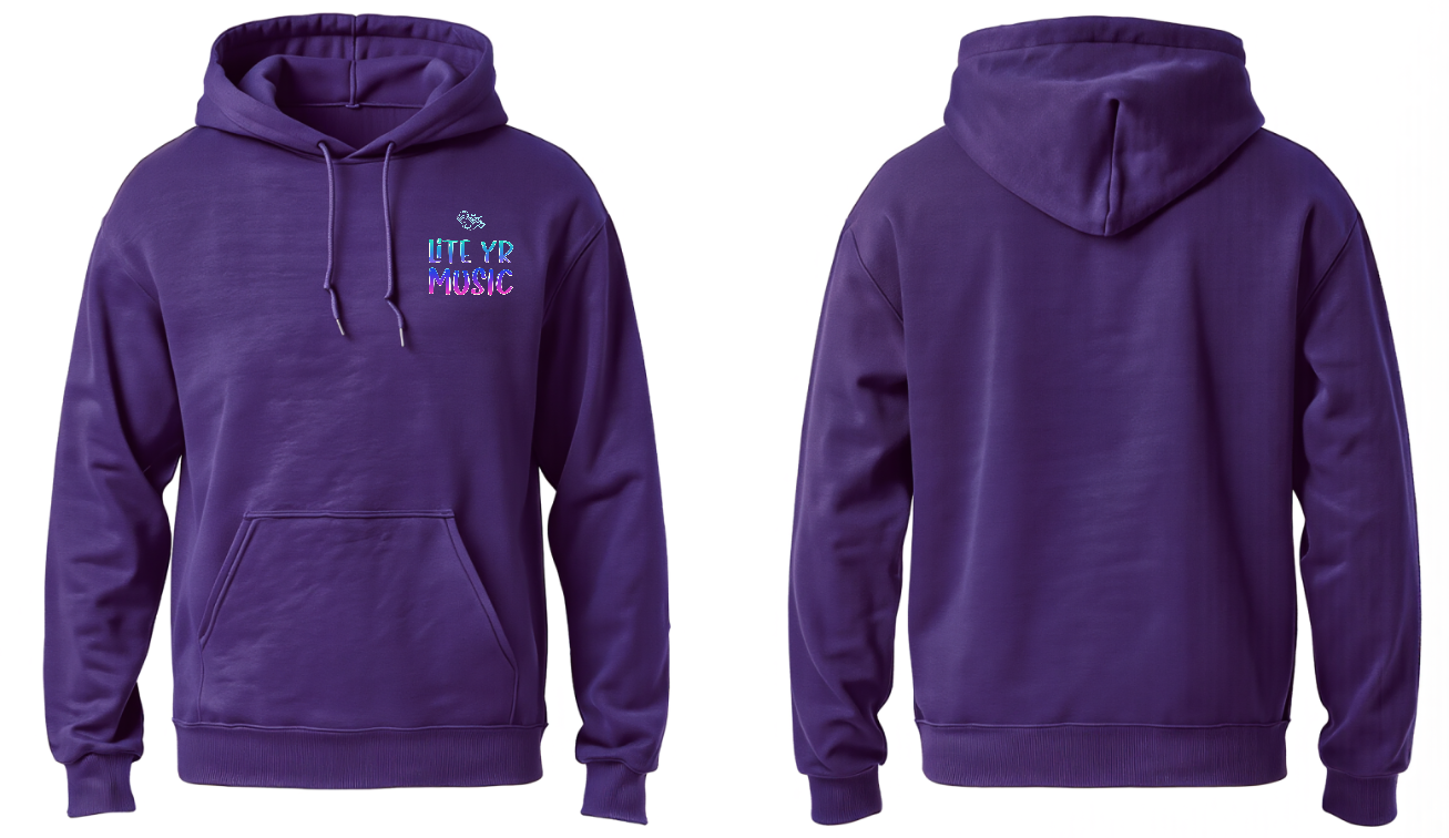 Lite Yr Hoodie Purple - LYM image 2