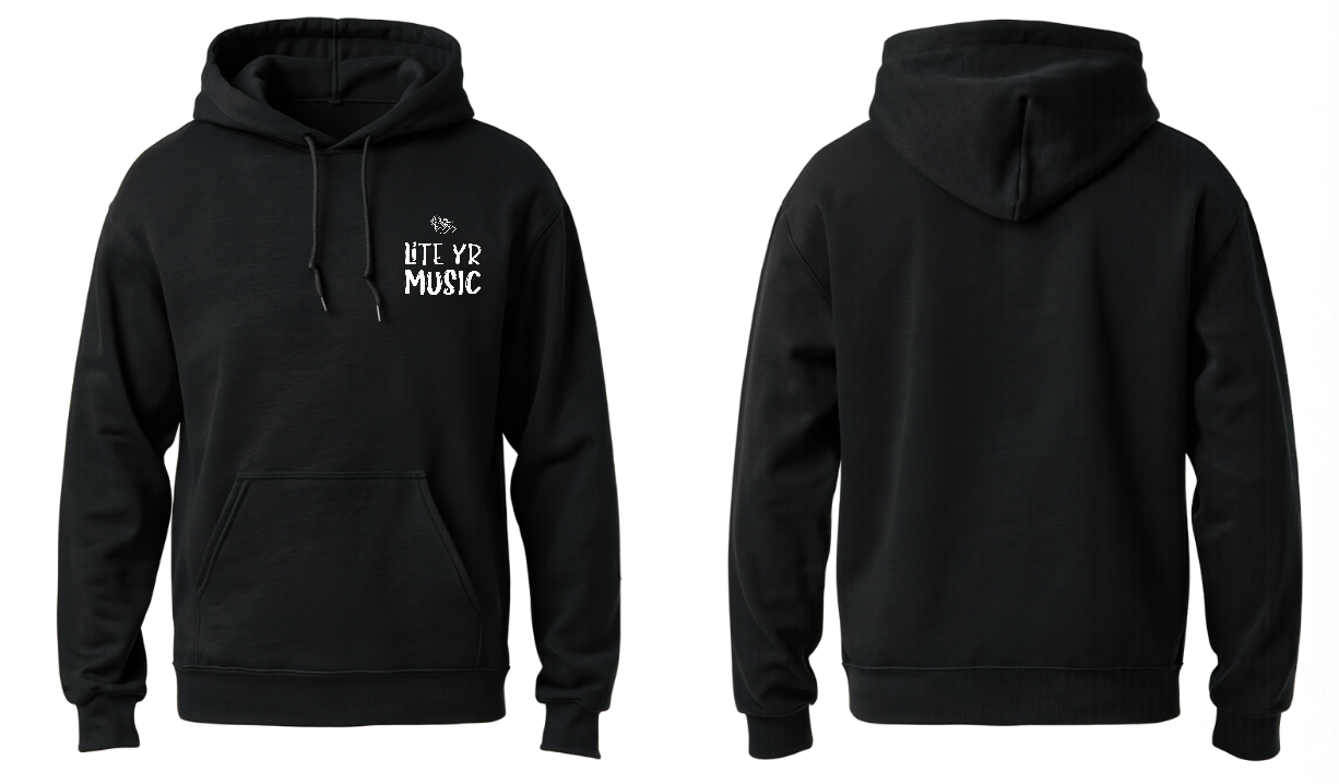 Lite Yr Hoodie Black - LYM image 1