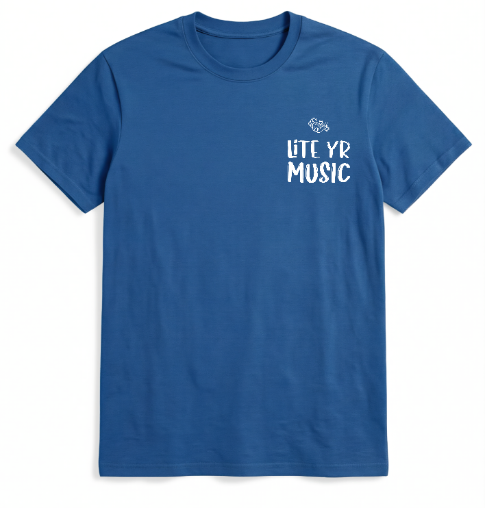 Lite Yr Tee - White Logo image 3