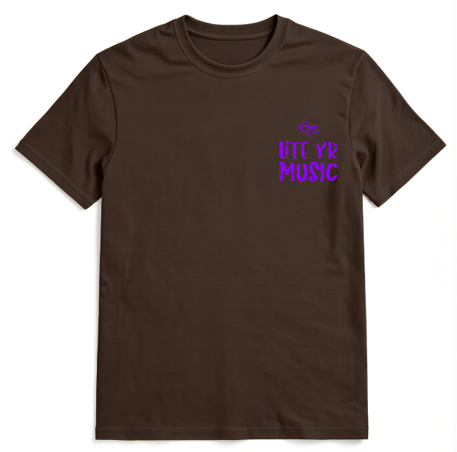 Lite Yr Tee - Phantom Violet Logo image 13