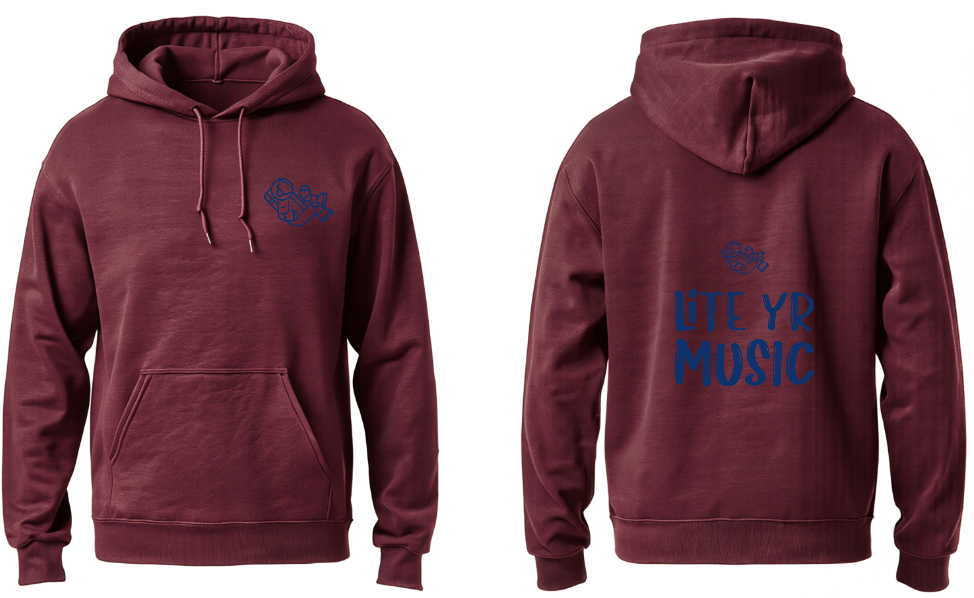 Lite Yr Hoodie Maroon - Spaceman image 2