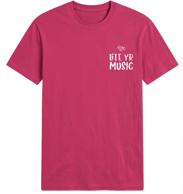 Lite Yr Tee - White Logo image 9