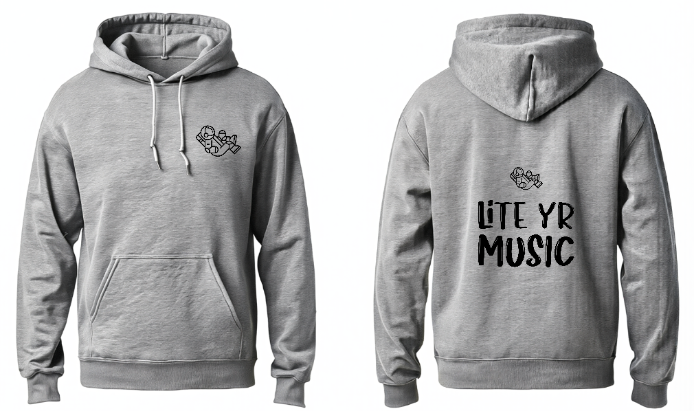 Lite Yr Hoodie Grey - Spaceman image 5