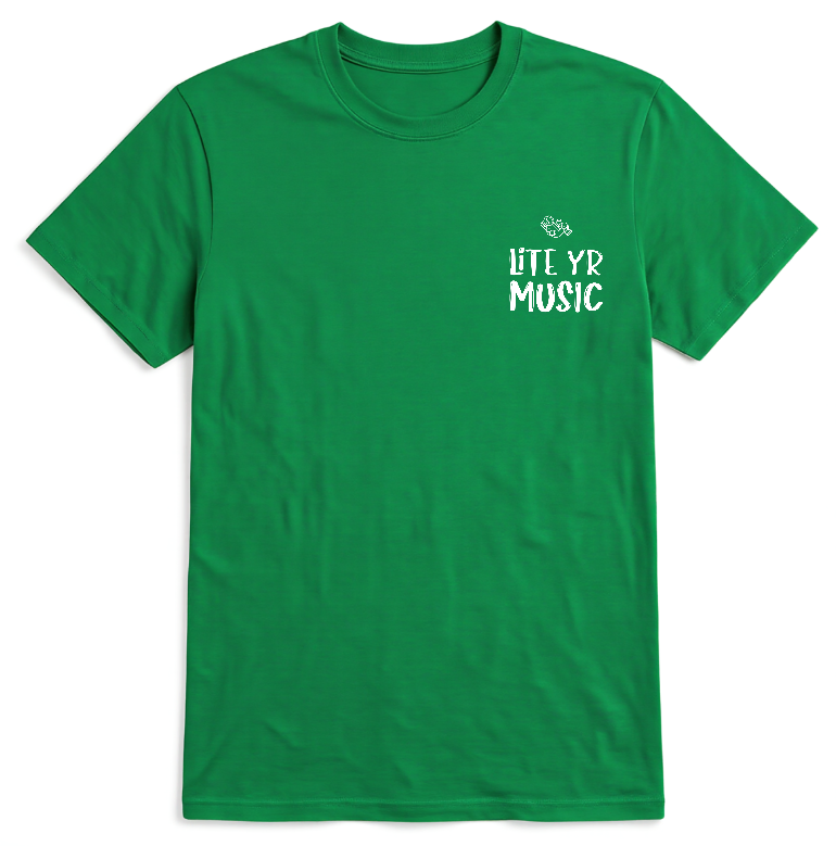 Lite Yr Tee - White Logo image 10