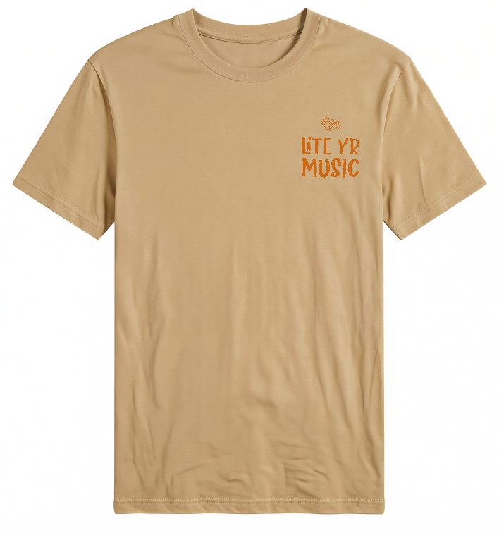 Lite Yr Tee - Heatwave Orange Logo image 3