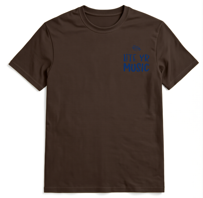 Lite Yr Tee - Midnight Blue Logo image 13