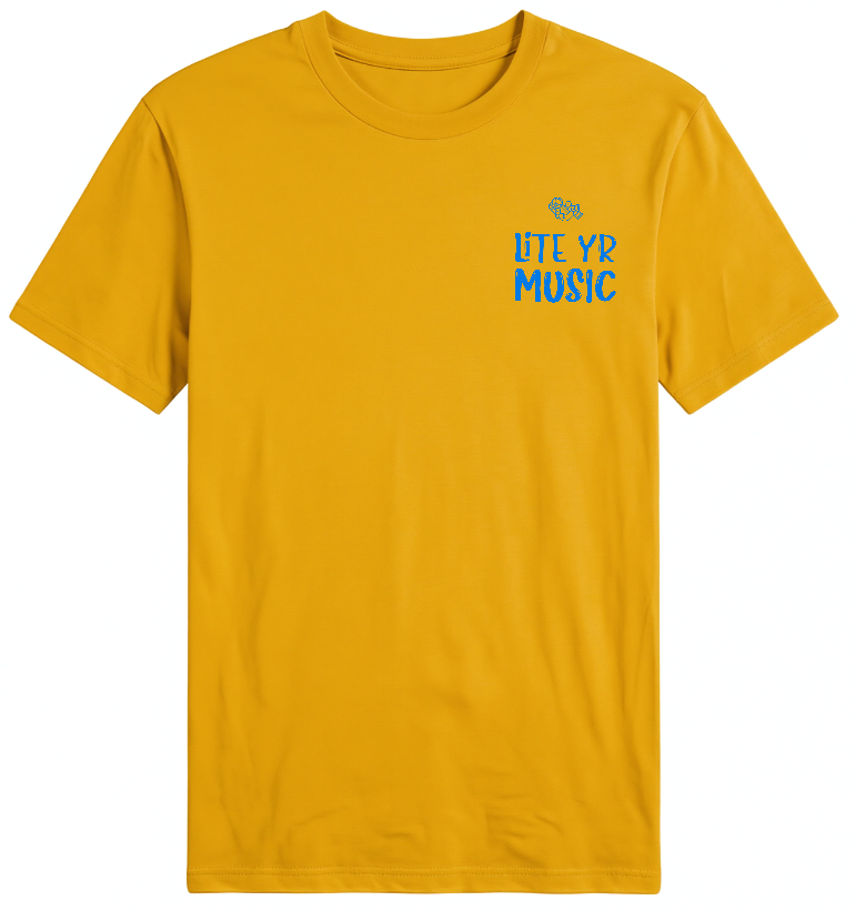 Lite Yr Tee - Zero-G Blue Logo image 11
