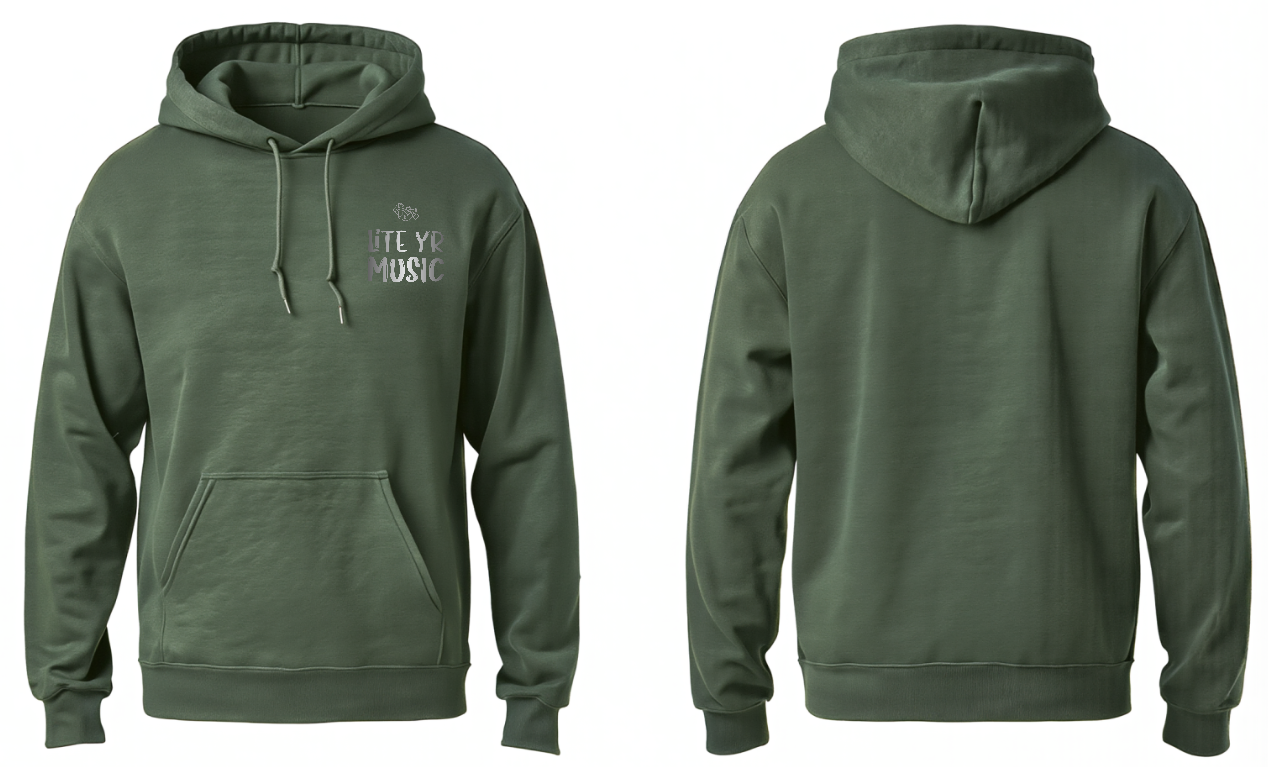Lite Yr Hoodie Military Green - LYM image 4