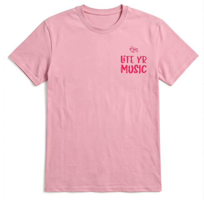 Lite Yr Tee - Sunset Red Logo image 9