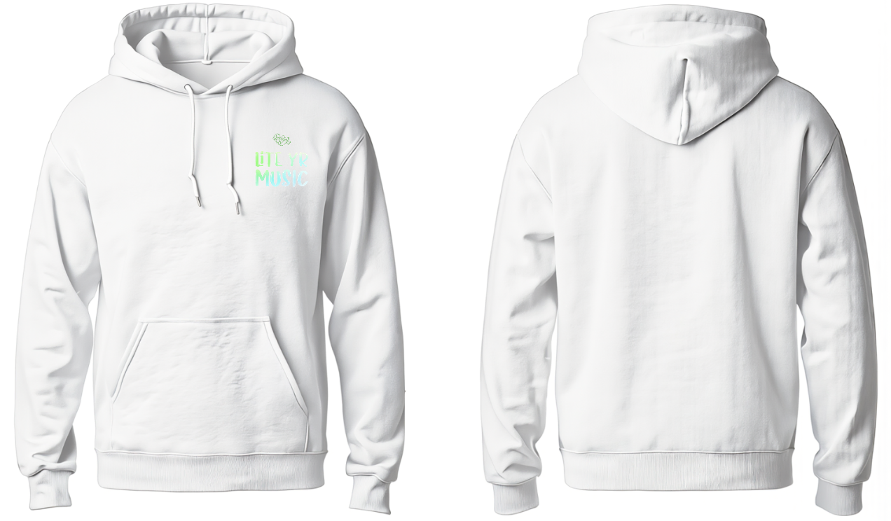Lite Yr Hoodie White - LYM image 7