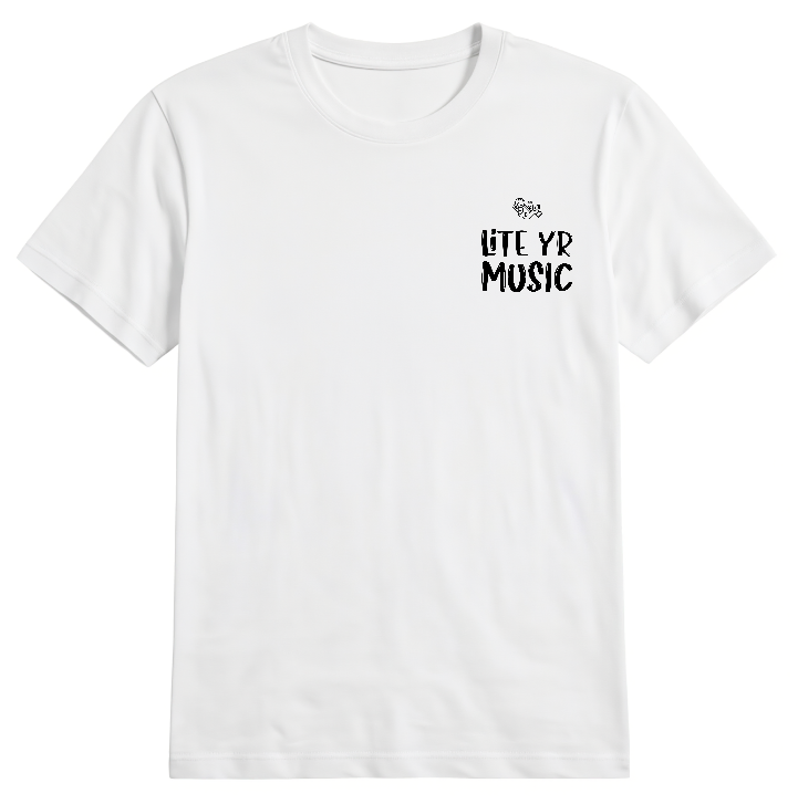 Lite Yr Tee - Black Logo image 0
