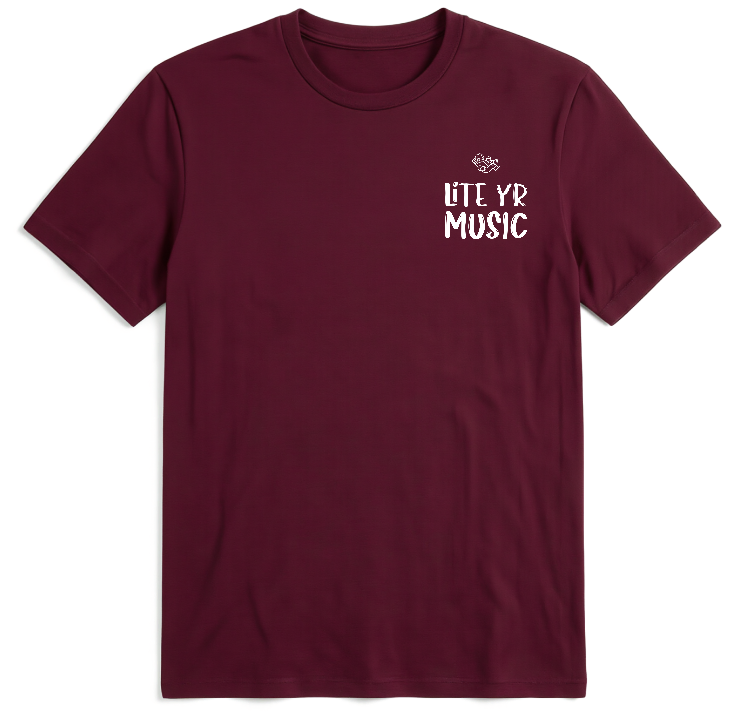 Lite Yr Tee - White Logo image 6