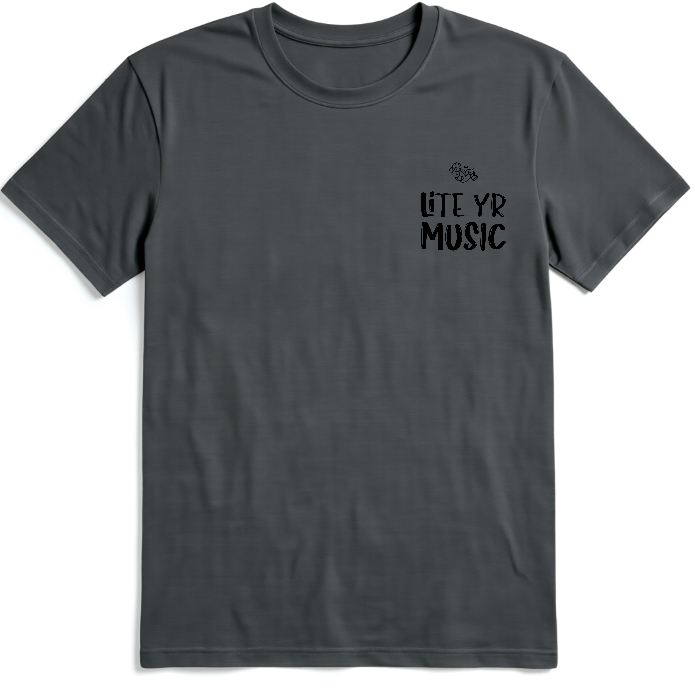 Lite Yr Tee - Black Logo image 11