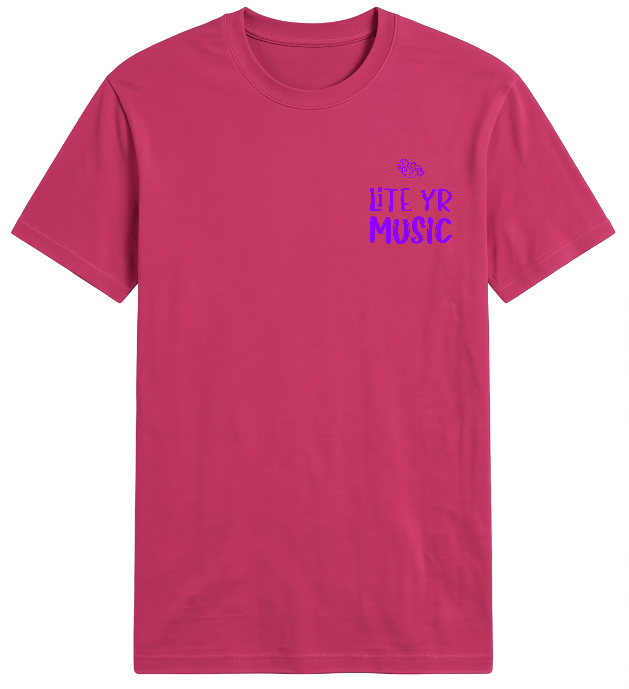 Lite Yr Tee - Phantom Violet Logo image 9