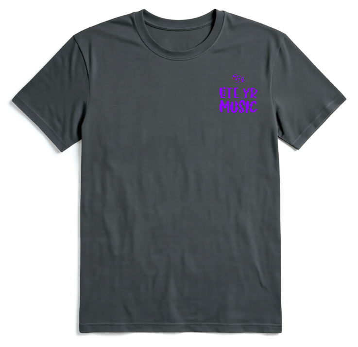 Lite Yr Tee - Phantom Violet Logo image 11