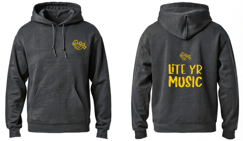 Lite Yr Hoodie Charcoal - Spaceman image 0