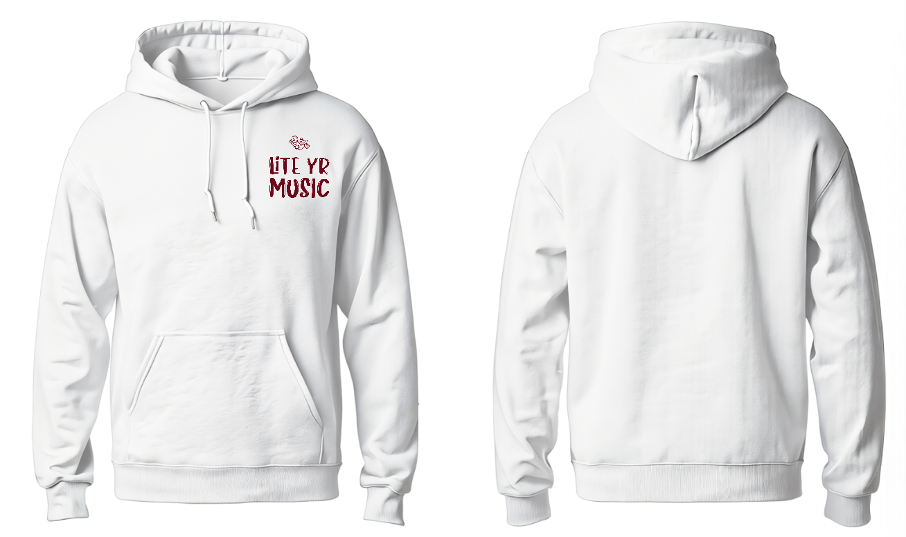 Lite Yr Hoodie White - LYM image 5